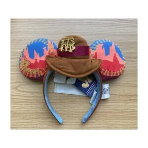 NWT Disney 50th Annviersary Thunder Mountain Railroad Minnie Ears